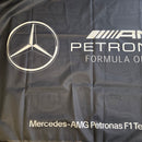Mercedes Benz AMG F1 Official 120cm x 90cm Black Flag