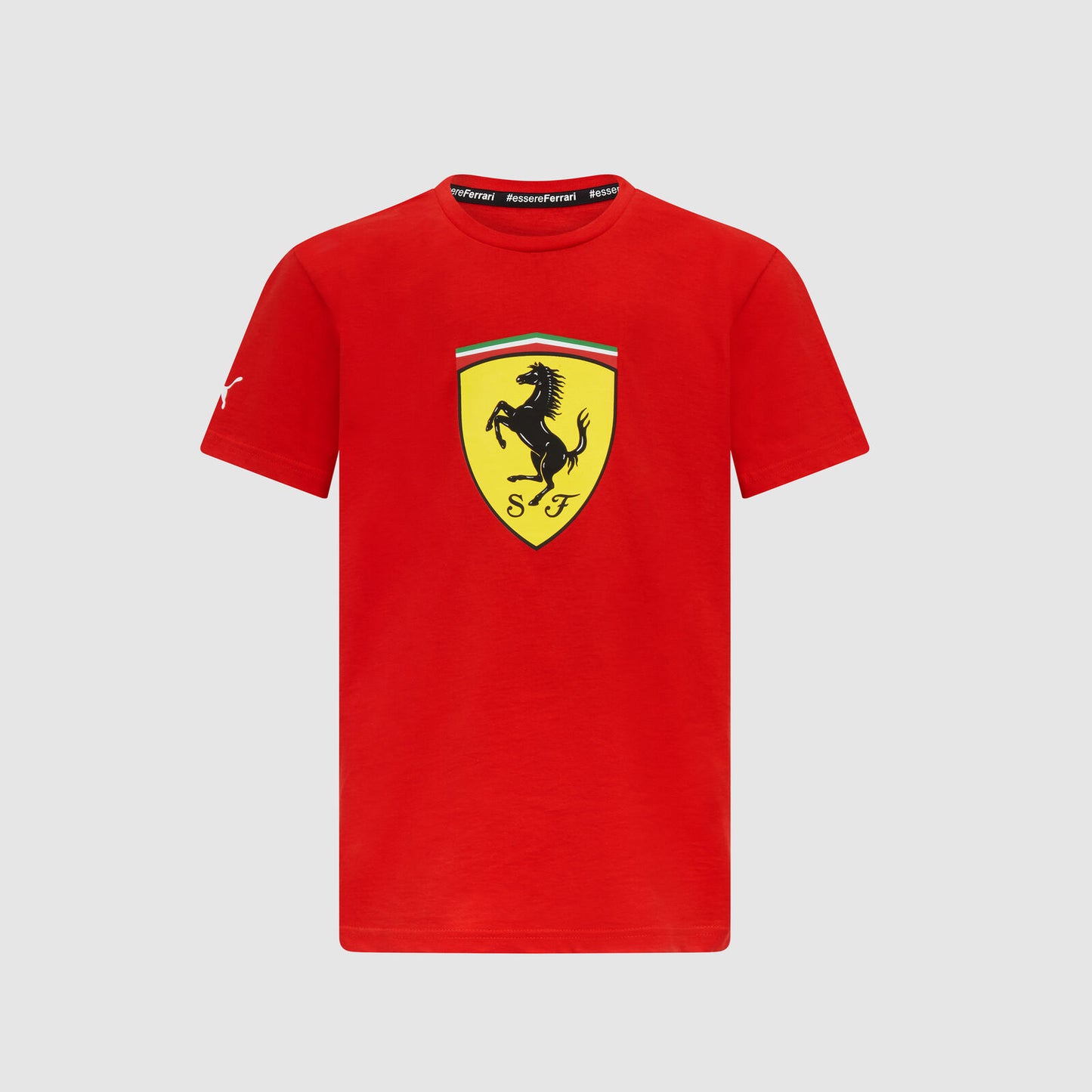 Official Ferrari Kids Official Red Cotton T-Shirt by Puma