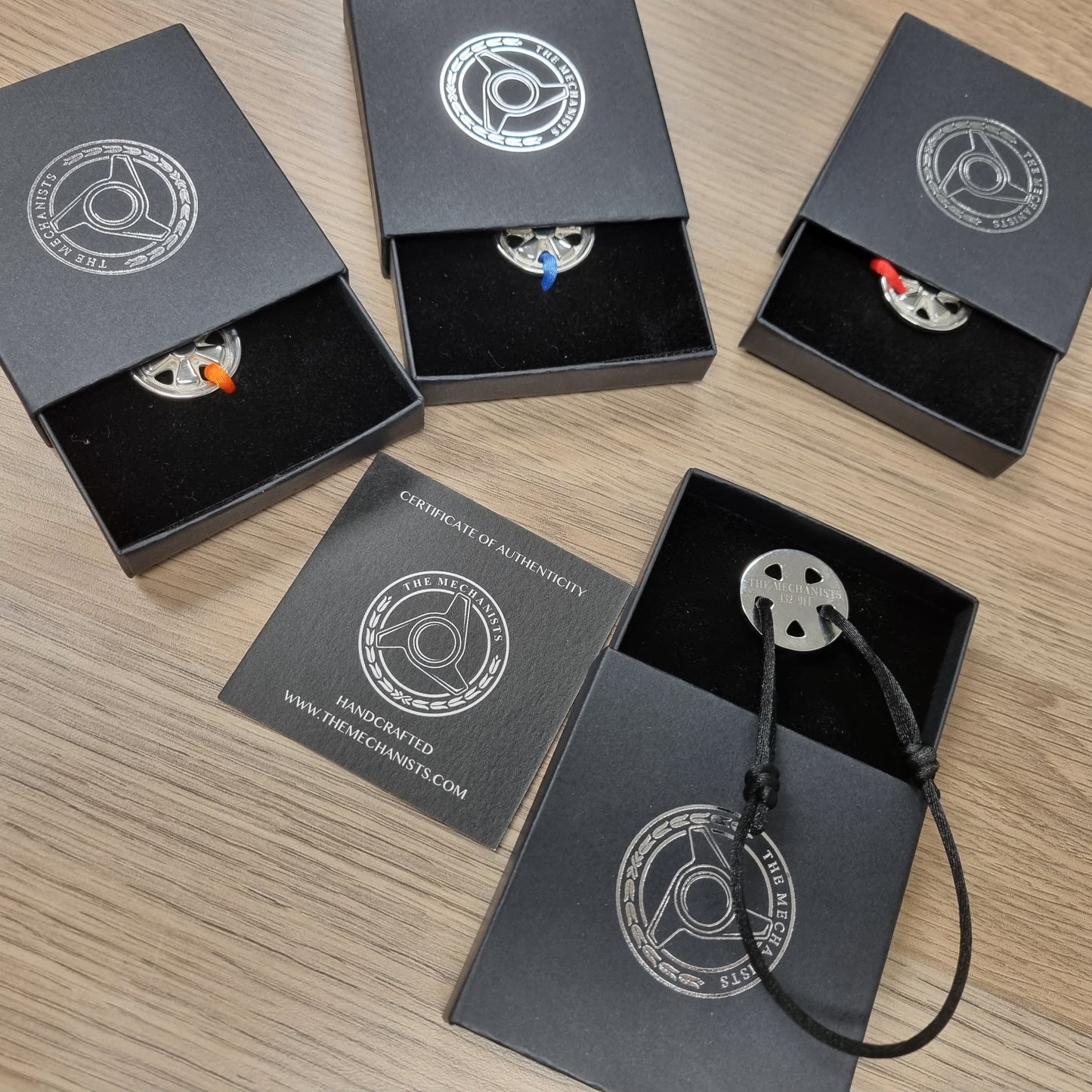 911 Classic Fuchs Wheel Silver Bracelet by The Mechanists - Trackside Gear Australia