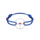 24H Le Mans Official Silver Steering Wheel Bracelet by The Mechanists - Trackside Gear Australia