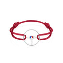 24H Le Mans Official Silver Steering Wheel Bracelet by The Mechanists - Trackside Gear Australia