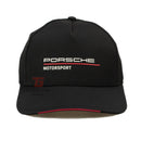 Porsche Motorsport Official Black Snapback Baseball Cap - Trackside Gear Australia