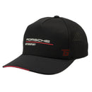 Porsche Motorsport Official Black Snapback Baseball Cap - Trackside Gear Australia