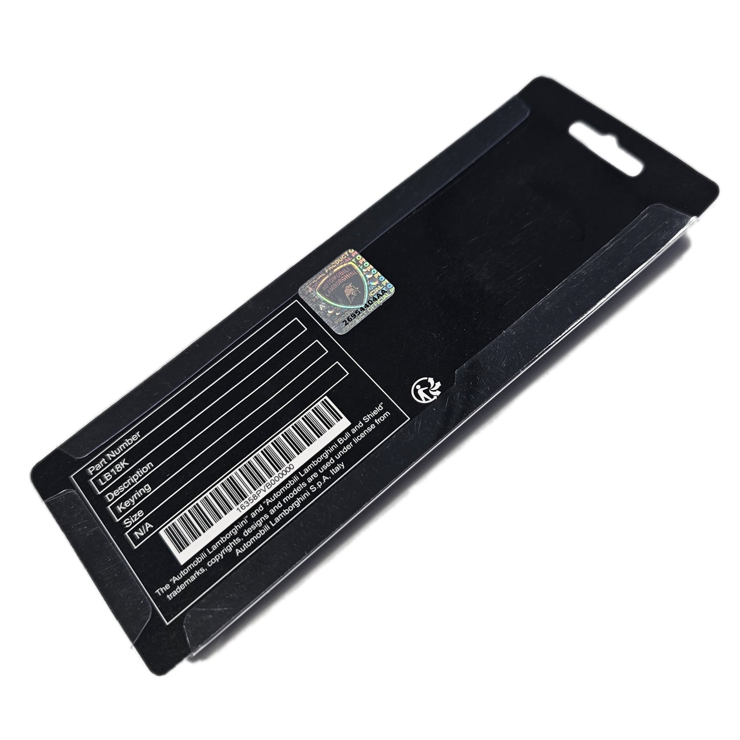 Lamborghini Official Squadra Corse Rubber Keyring