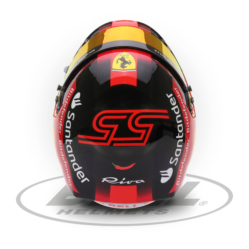 Carlos Sainz Ferrari F1 2023 1:2 Scale Replica Helmet by Bell