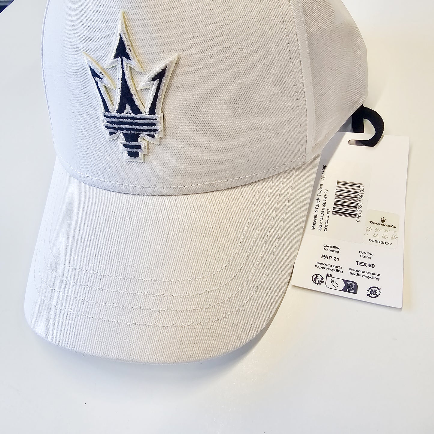 Official Maserati Trident Baseball Cap – White