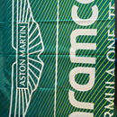 Official 2024 Aston Martin Aramco Formula One Grandstand Flag