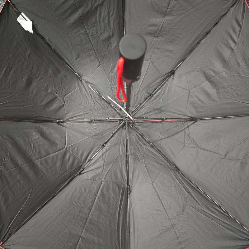 Ferrari Official Compact Red Checkered Umbrella