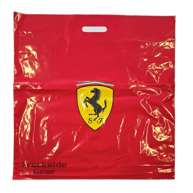 Ferrari Plastic Red Carry Bag - 58 x 58cm