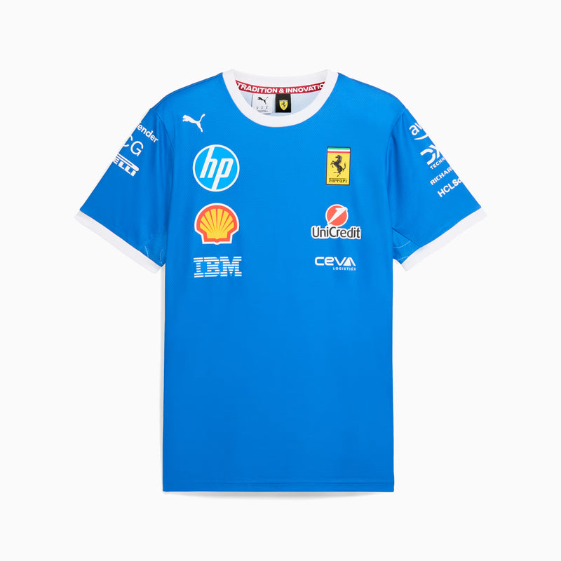 Ferrari Monza 2025 Special Edition Blue Team T-Shirt