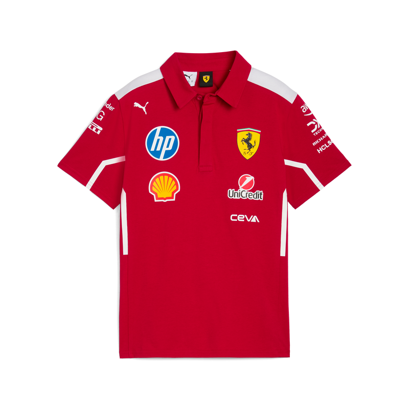 Ferrari Official F1 2025 Men's Team Polo Shirt by Puma