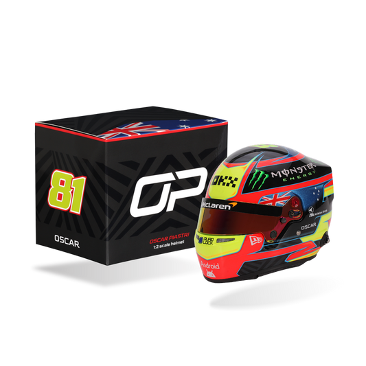 Oscar Piastri McLaren F1 2025 1:2 Scale Replica Helmet by Bell