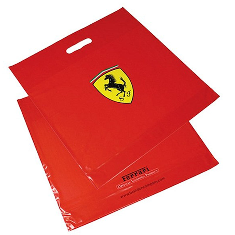 Ferrari Plastic Red Carry Bag - 58 x 58cm