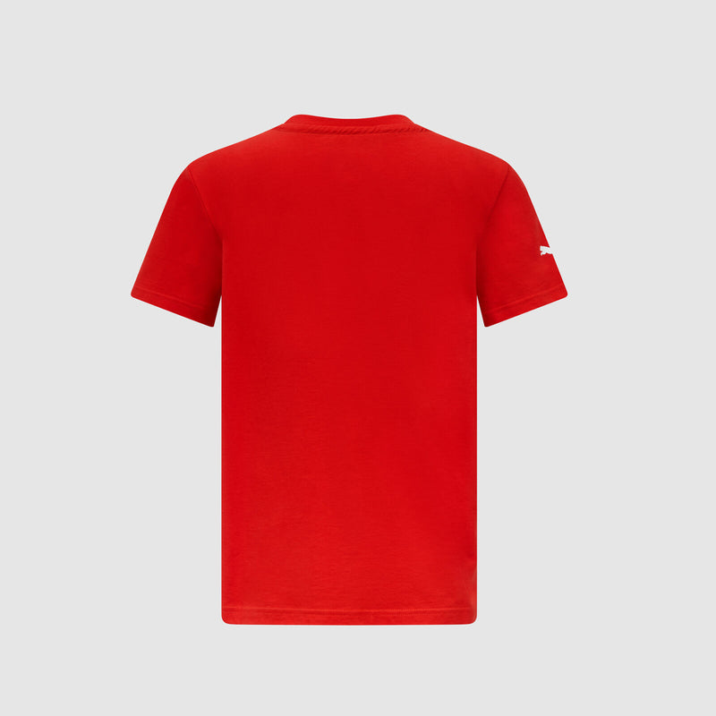 Ferrari Kids Official Red Cotton T-Shirt by Puma