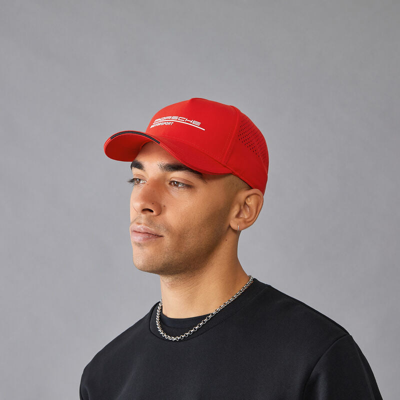 Porsche Motorsport Official Red Snapback Baseball Cap
