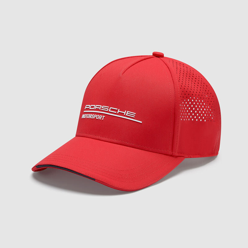 Porsche Motorsport Official Red Snapback Baseball Cap