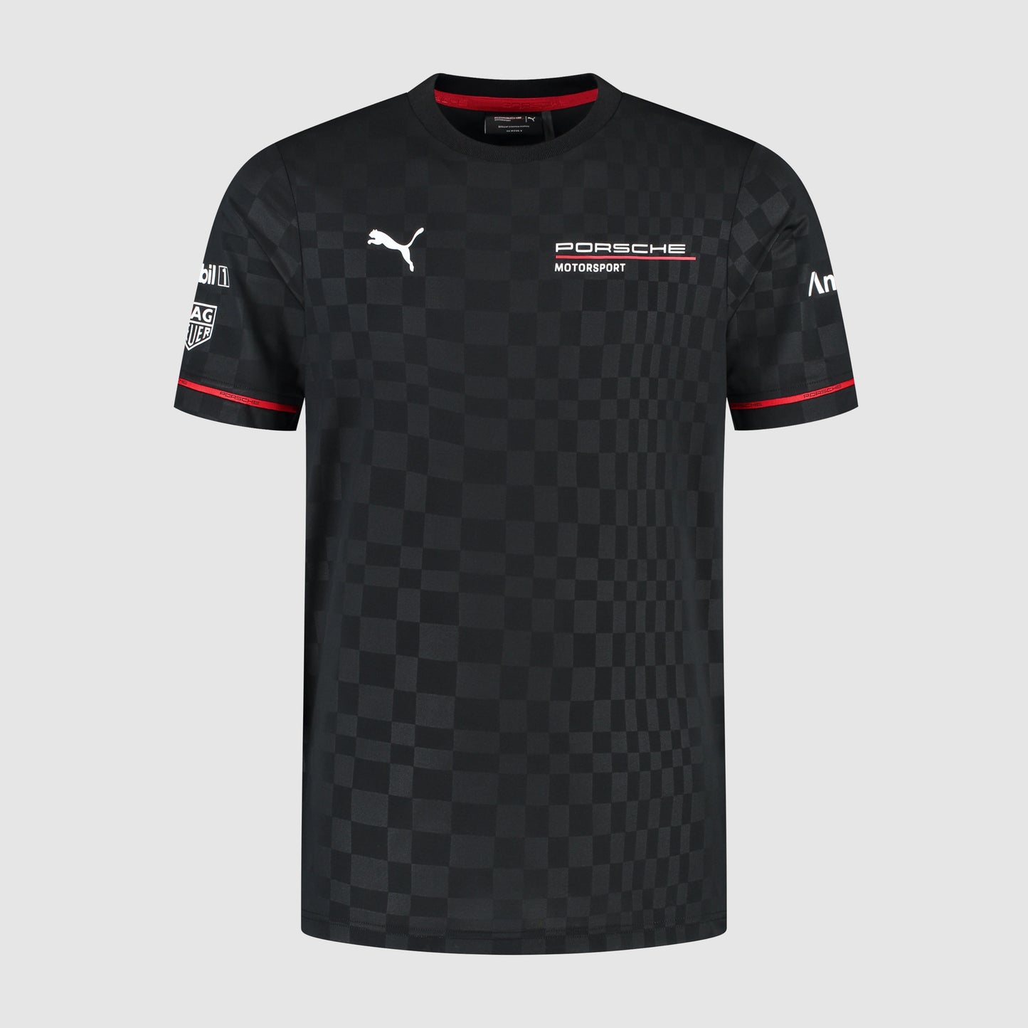 Official Porsche Motorsport Men's Official Black T-Shirt by Puma