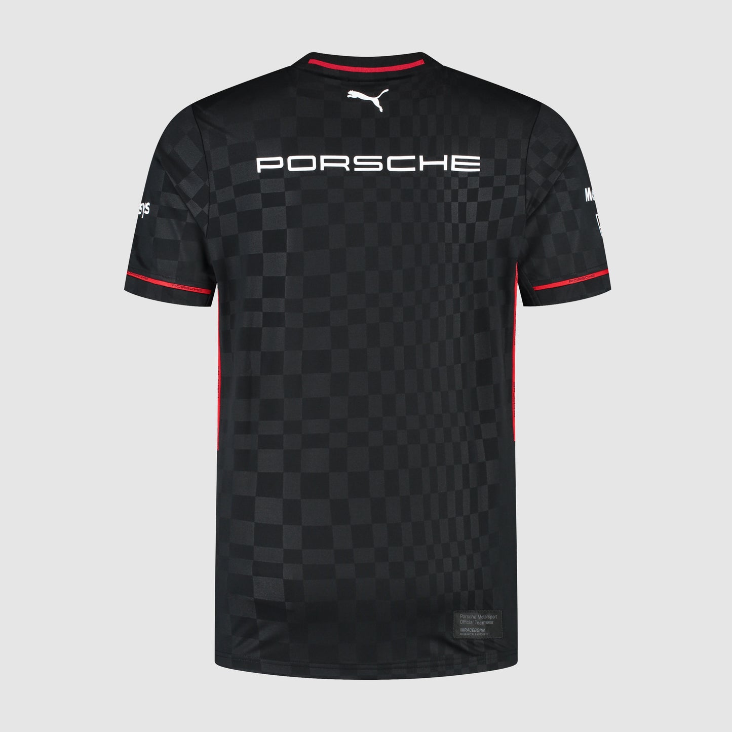 Official Porsche Motorsport Men's Official Black T-Shirt by Puma