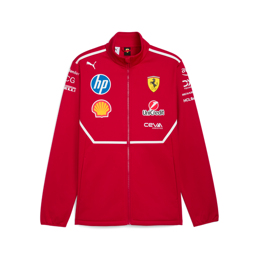 Ferrari Official F1 Men's Team Softshell Zip Jacket by Puma