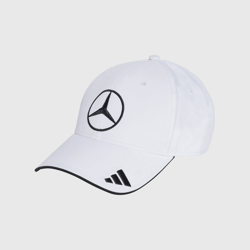 Mercedes AMG 2025 F1 Team Baseball Cap by adidas - White