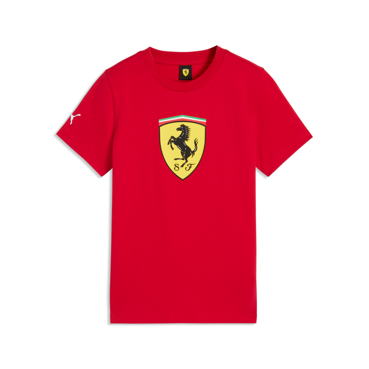 Official Ferrari Kids Official Red Cotton T-Shirt by Puma
