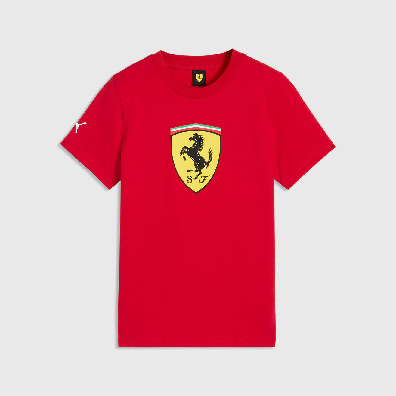 Official Ferrari Kids Official Red Cotton T-Shirt by Puma