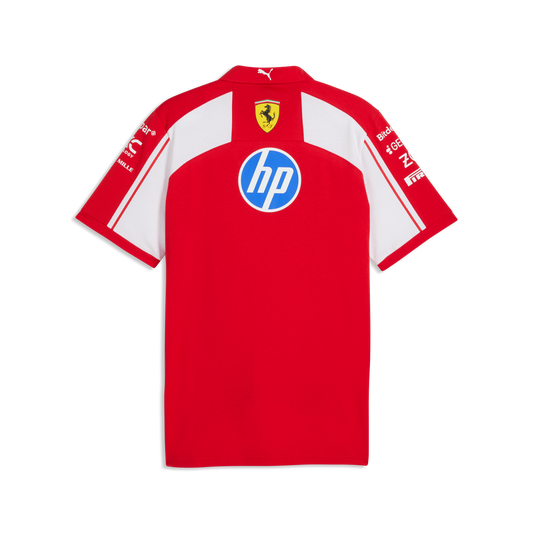 Ferrari Official F1 2026 Team Cotton Polo Shirt by Puma
