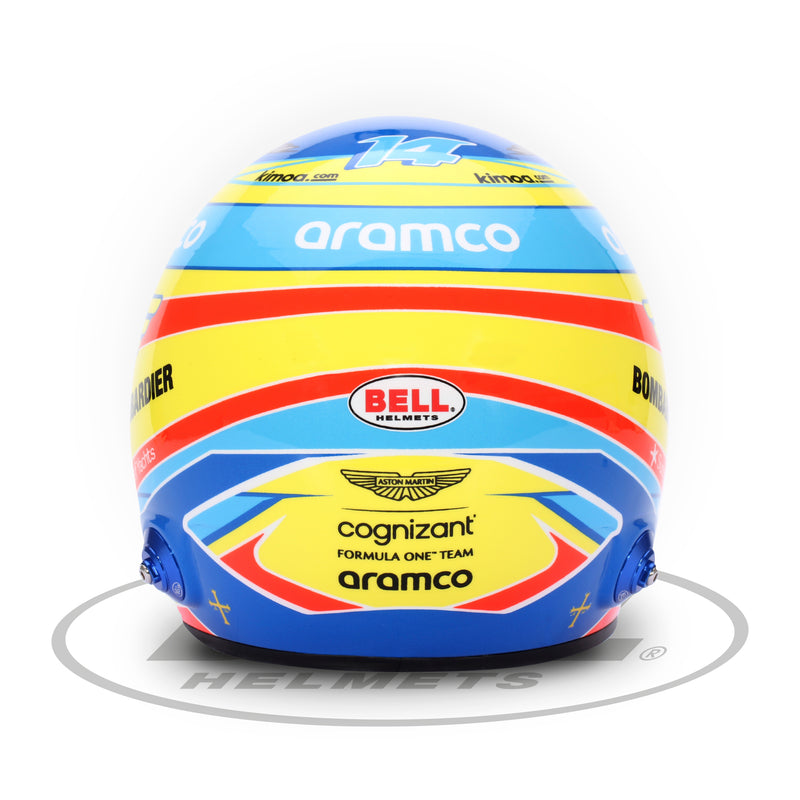 Fernando Alonso Aston Martin 2023 F1 1:2 Scale Replica Helmet by Bell