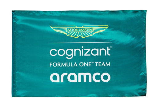 Official Aston Martin Aramco Formula One Team Flag