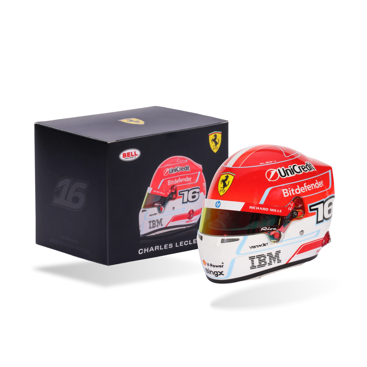 Charles Leclerc Ferrari F1 2026 1:2 Scale Replica Helmet by Bell
