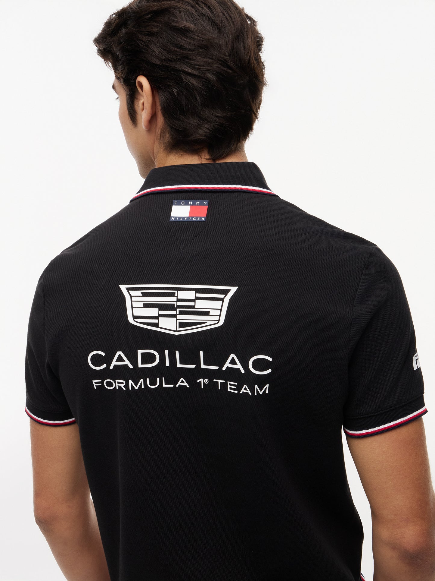Cadillac F1 Team Tommy Hilfiger Black Polo Shirt