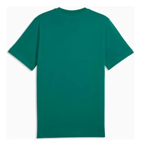 Official Aston Martin F1 Men's Cotton Essentials Logo Tee by Puma