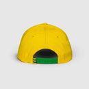 Ayrton Senna Official Debossed Premium Brazil Yellow Cap