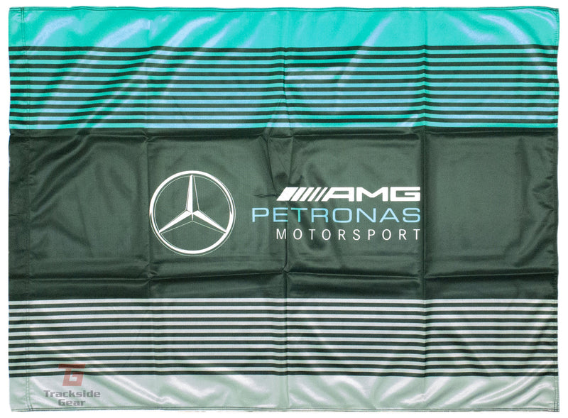 Mercedes AMG F1 Official 120cm x 90cm Flag - Trackside Gear Australia
