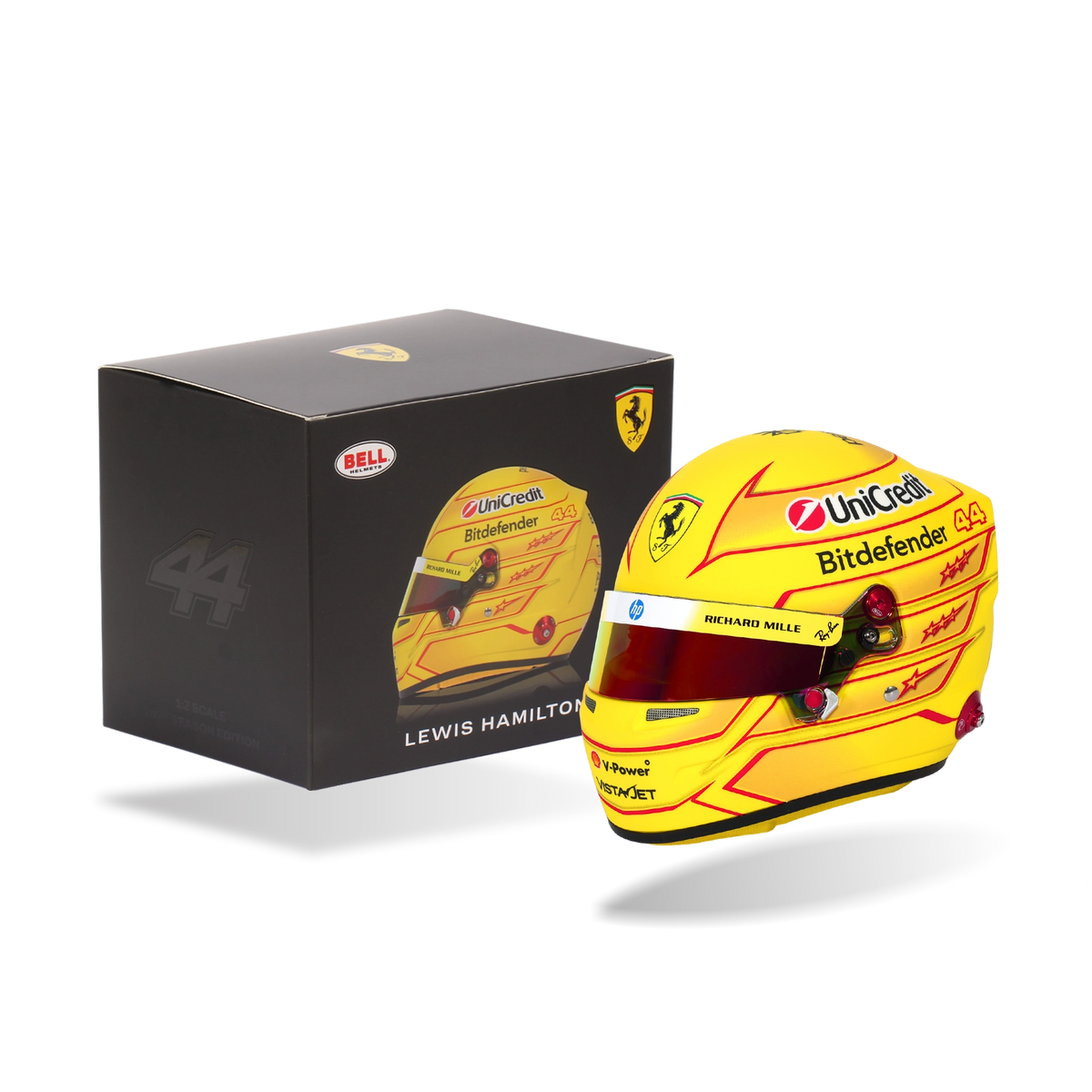 Lewis Hamilton Ferrari F1 2026 1:2 Scale Replica Helmet by Bell