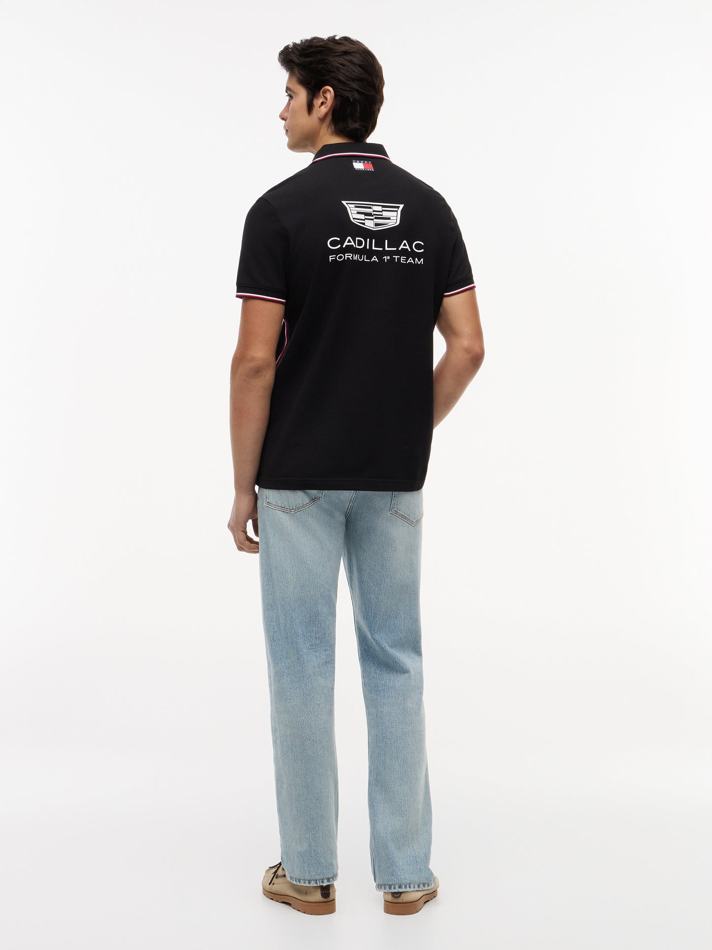Cadillac F1 Team Tommy Hilfiger Black Polo Shirt