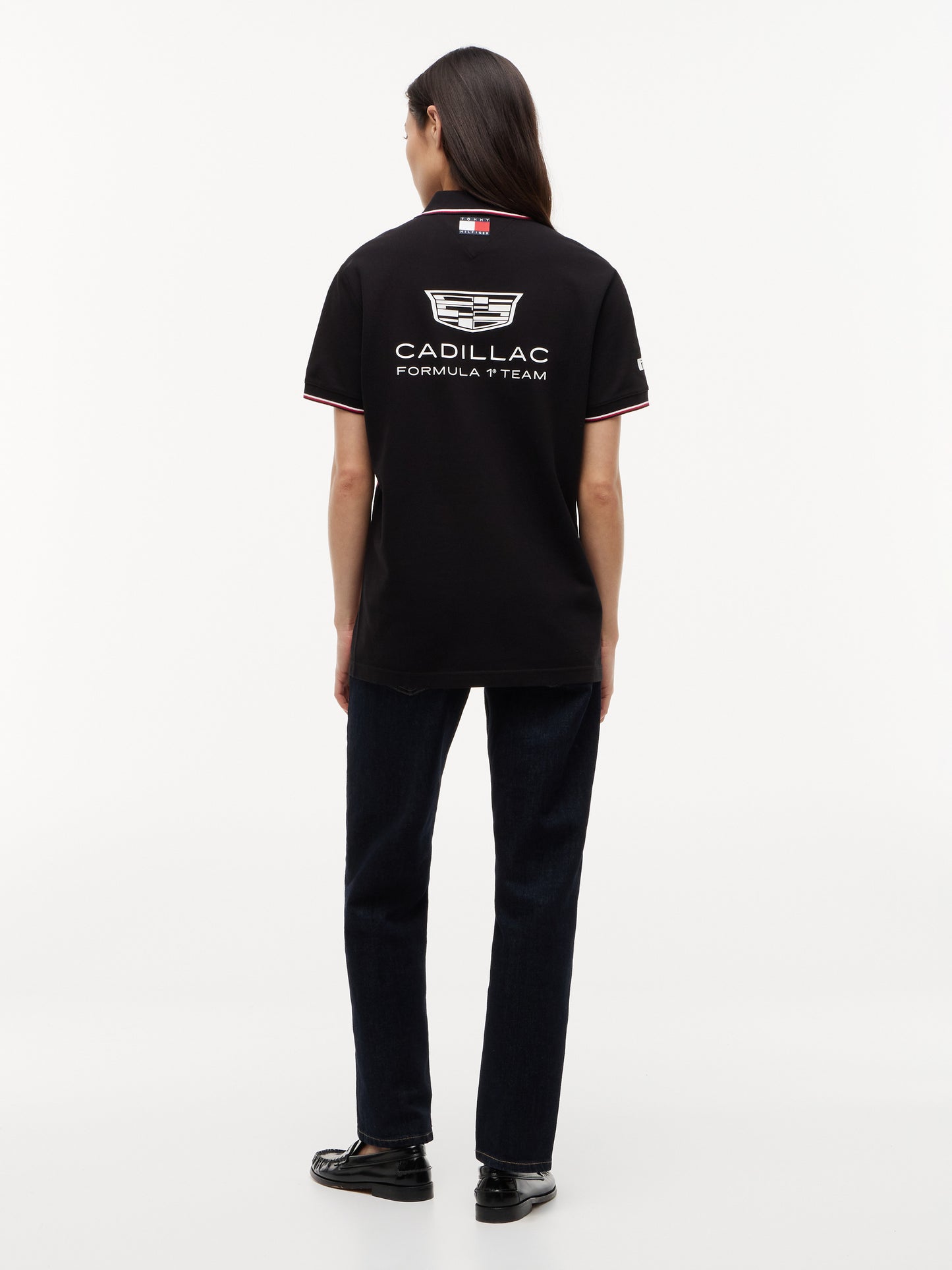 Cadillac F1 Team Tommy Hilfiger Black Polo Shirt