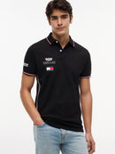 Cadillac F1 Team Tommy Hilfiger Black Polo Shirt