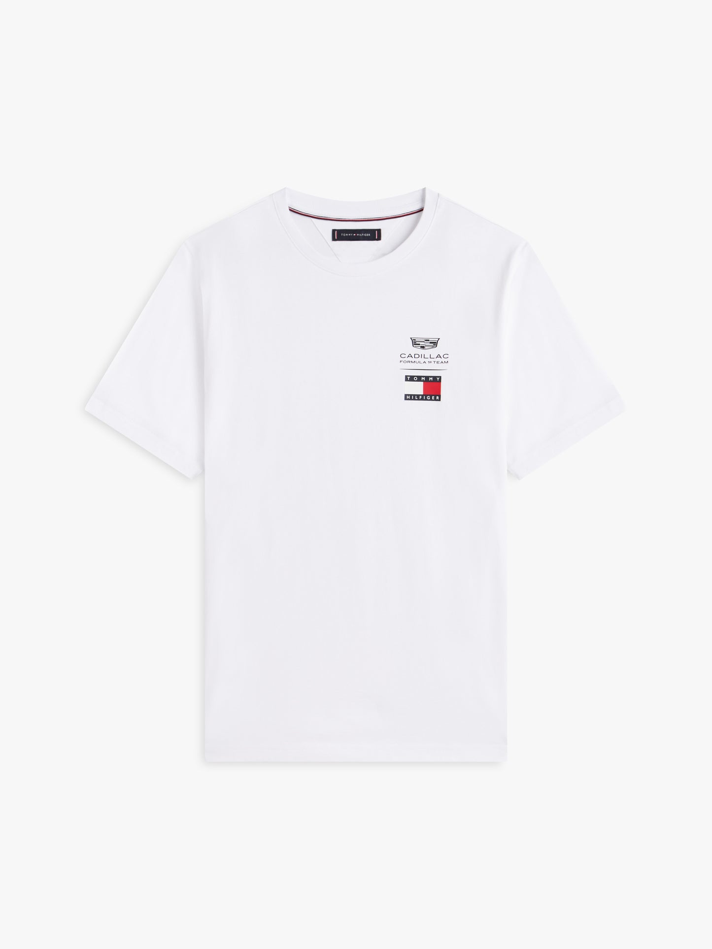 Cadillac F1 Team Tommy Hilfiger White Cotton T-Shirt
