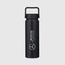 Official Mercedes AMG Petronas F1 Premium Black Sports Water Drink Bottle