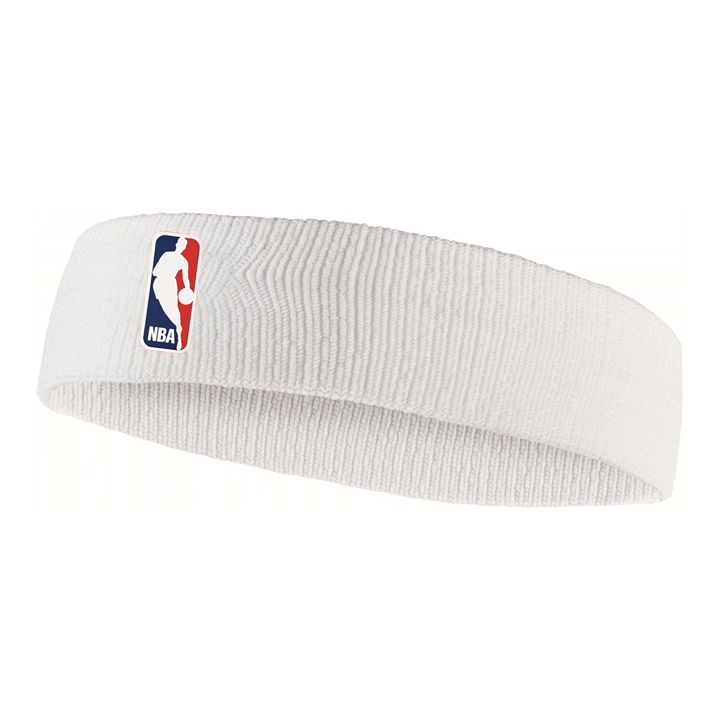 Nike NBA Official Basketball Headband White Sweatband