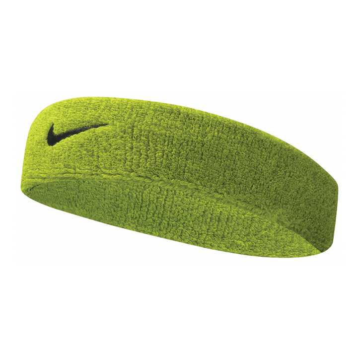 Nike Swoosh Cotton Nylon Sports Headband Green