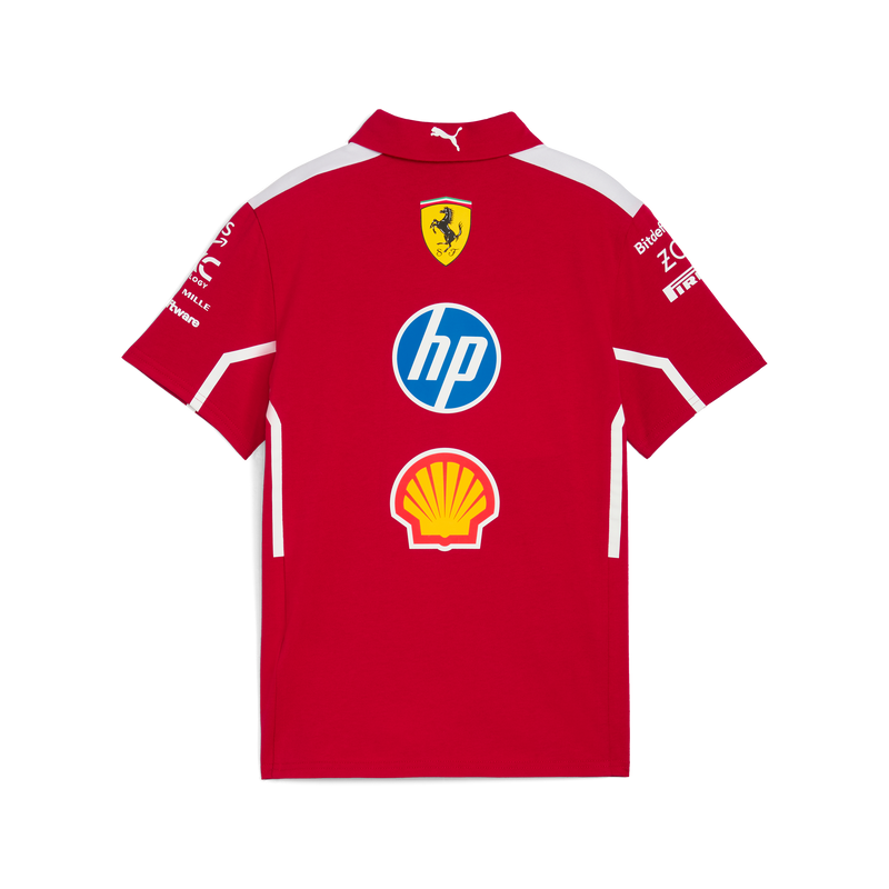 Ferrari Official F1 2025 Men's Team Polo Shirt by Puma