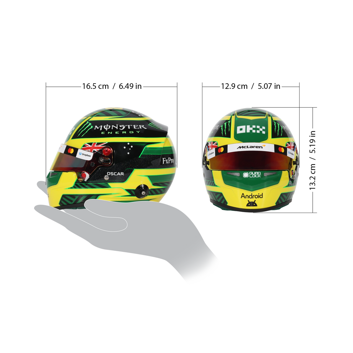 Oscar Piastri McLaren F1 2026 1:2 Scale Replica Helmet by Bell