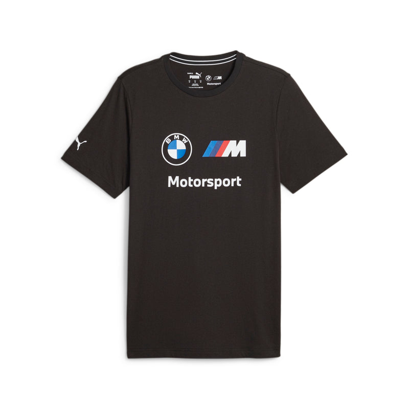 BMW M Sport Motorsport Men's Logo T-Shirt by Puma - Black