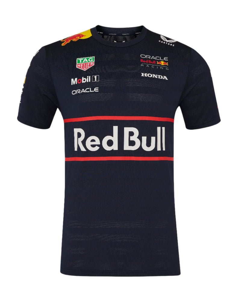 Red Bull racing Official F1 Men's Team Set Up T-Shirt - Night Sky Navy