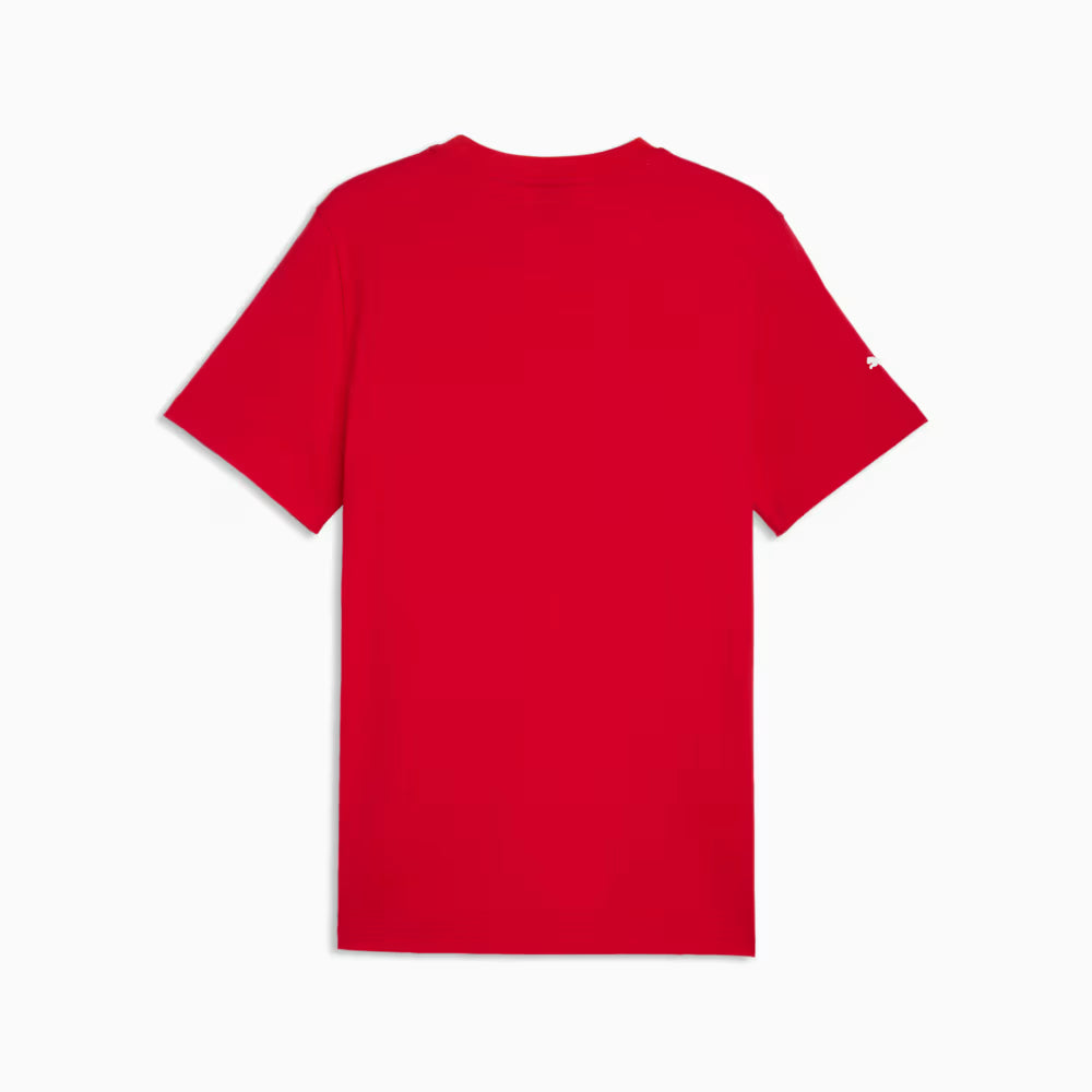 Official Ferrari Shield Logo Red T-Shirt by Puma