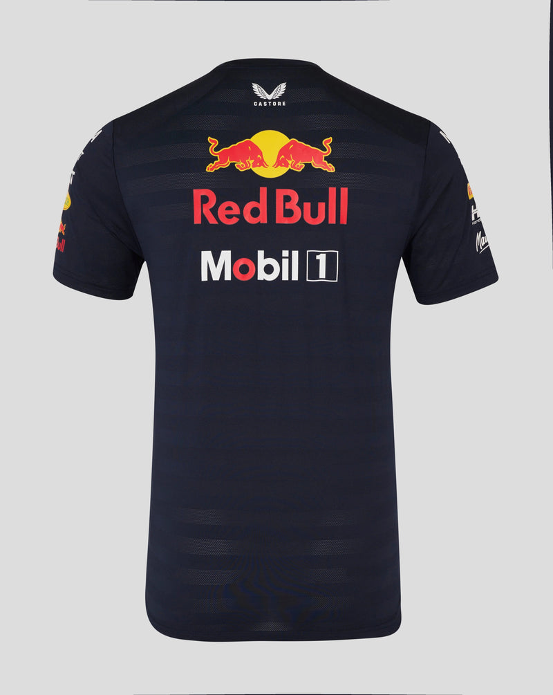 Red Bull racing Official F1 Men's Team Set Up T-Shirt - Night Sky Navy