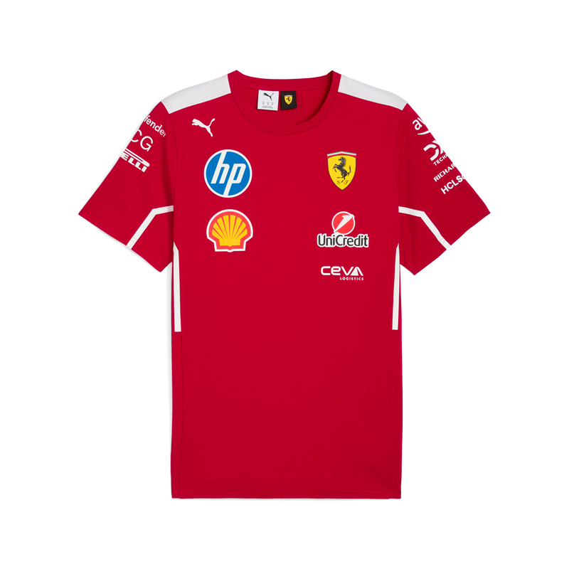 Ferrari Official F1 2025 Women's Team T-Shirt by Puma