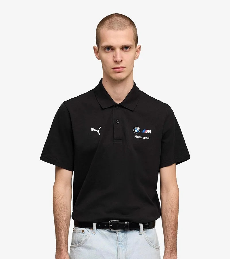 BMW M-Sport Motorsport Men's Essential Cotton Polo Shirt by Puma